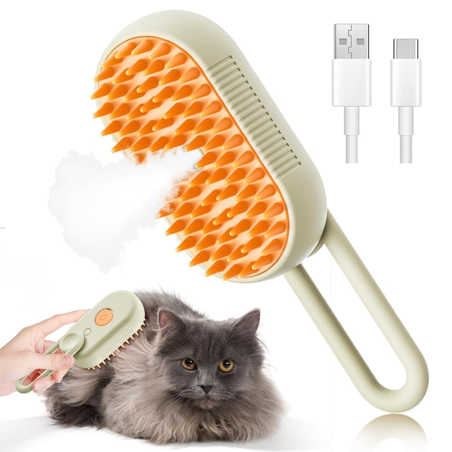 Pawfectlyy™ Steam Pet Brush