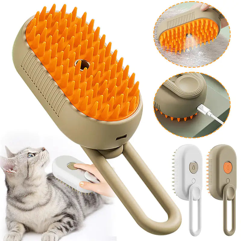 Pawfectlyy™ Steam Pet Brush